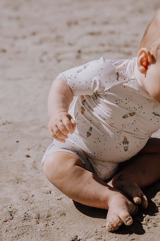 That's mine jednoczęściowy strój kąpielowy niemowlęcy Sirius szary 076272