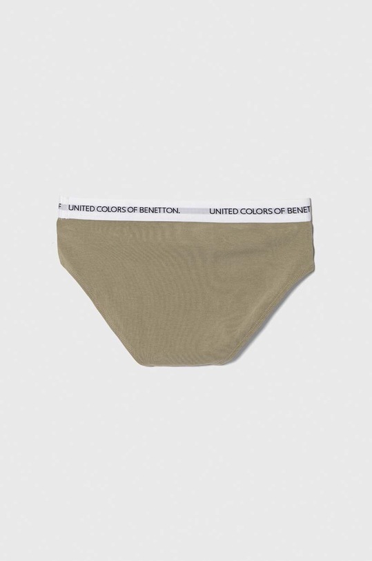 United Colors of Benetton slipy dziecięce 2-pack zielony 3OP80S484.G.Seasonal