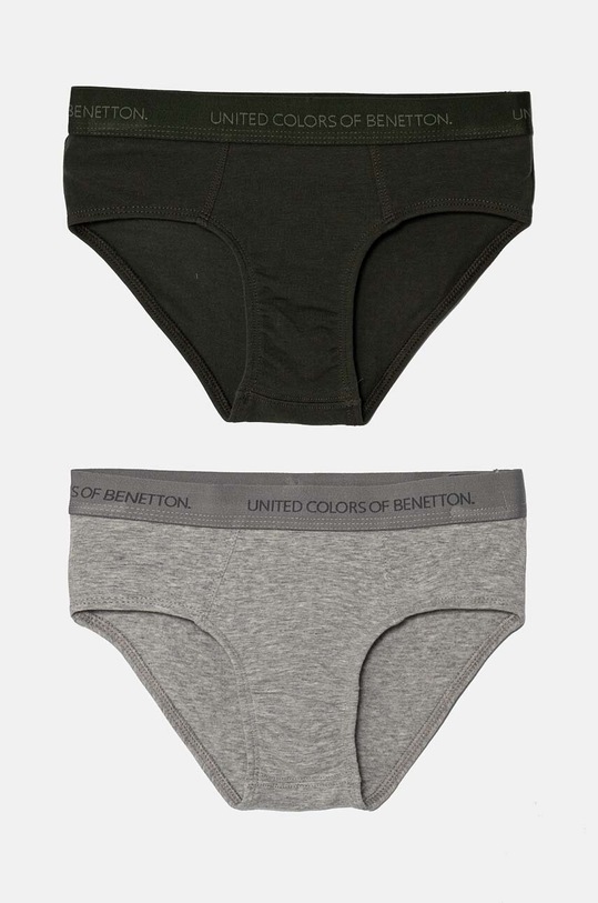 United Colors of Benetton slip copii 2-pack slipuri gri 3OP80S484.G.Seasonal
