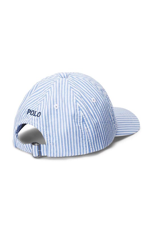 Otroška bombažna bejzbolska kapa Polo Ralph Lauren 322903847001 modra SS24