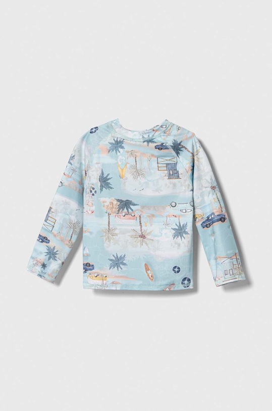 Jamiks gyerek hosszúujjú fürdőruha felső TRAYER.I.Bluz.JLG142.B türkiz SS24