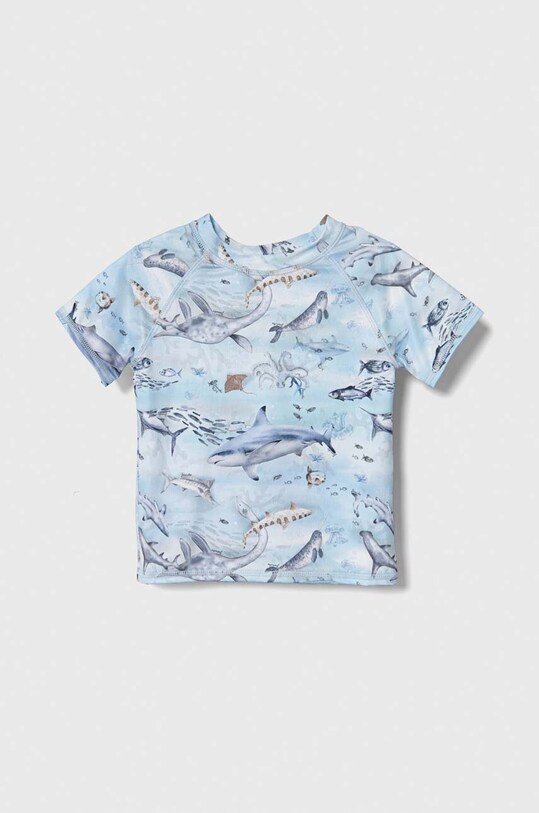 Jamiks tricou de înot pentru copii TRAYER.II.Bluz.JLG143.B albastru SS24