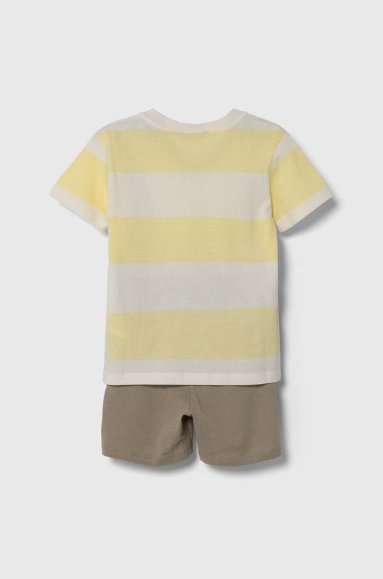 Dětské bavlněné pyžamo United Colors of Benetton 3ERS0P06G.G.Seasonal žlutá SS24