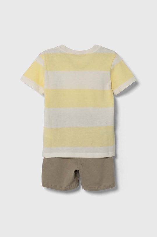 Dětské bavlněné pyžamo United Colors of Benetton 3ERS0P06G.G.Seasonal žlutá SS24