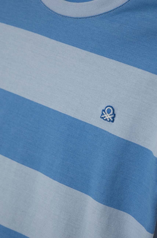 Băieți United Colors of Benetton set de pijama de bumbac pentru copii 3ERS0P06G.G.Seasonal albastru