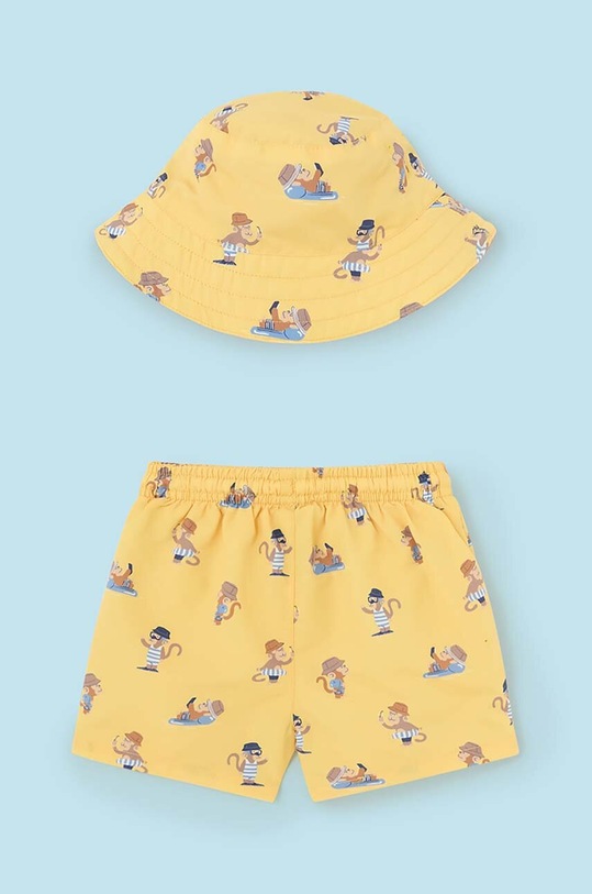 Mayoral szorty kąpielowe niemowlęce 1647.3D.Baby.PPYH żółty SS24