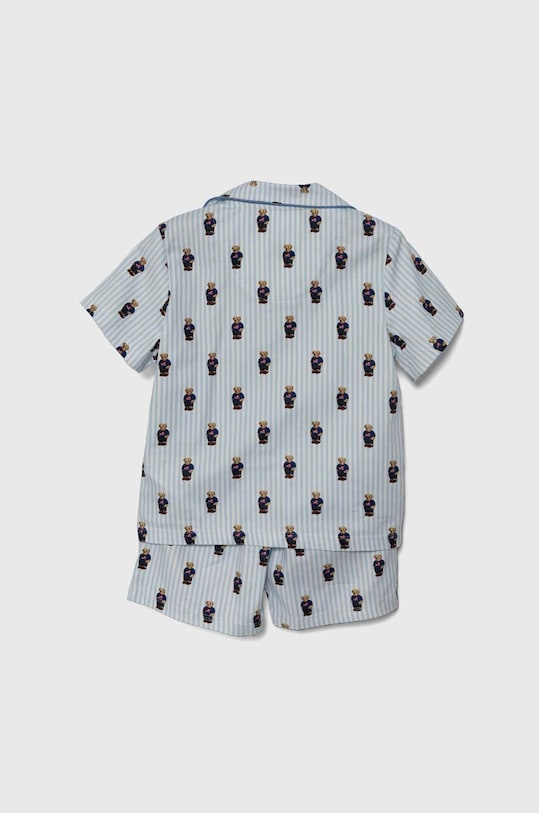 Polo Ralph Lauren gyerek pamut pizsama 8P0139 kék SS24
