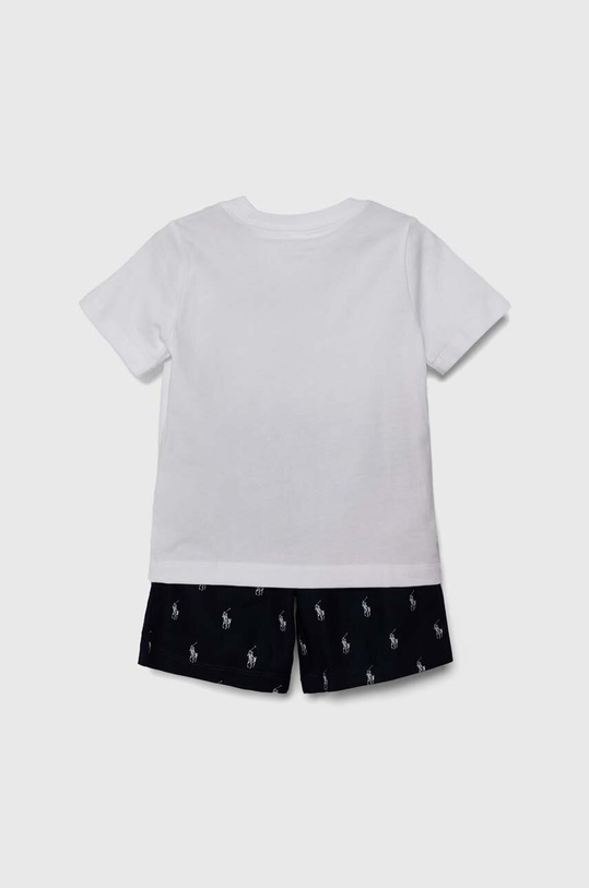 Polo Ralph Lauren set de pijama de bumbac pentru copii 8P0141 bleumarin AA00