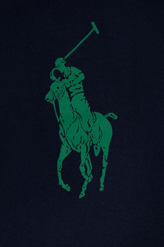 Мальчик Детская хлопковая пижама Polo Ralph Lauren 8P0141 зелёный