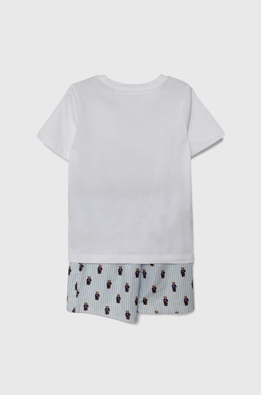 Dječja pamučna pidžama Polo Ralph Lauren 9P0142 plava SS24