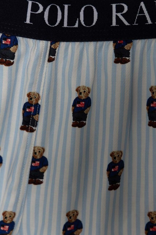 Dječaci Dječja pamučna pidžama Polo Ralph Lauren 9P0142 plava