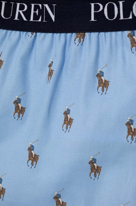 Детская хлопковая пижама Polo Ralph Lauren голубой 9P0155