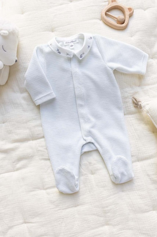 Tartine et Chocolat pajacyk niemowlęcy komplet niebieski TY54160.49.74