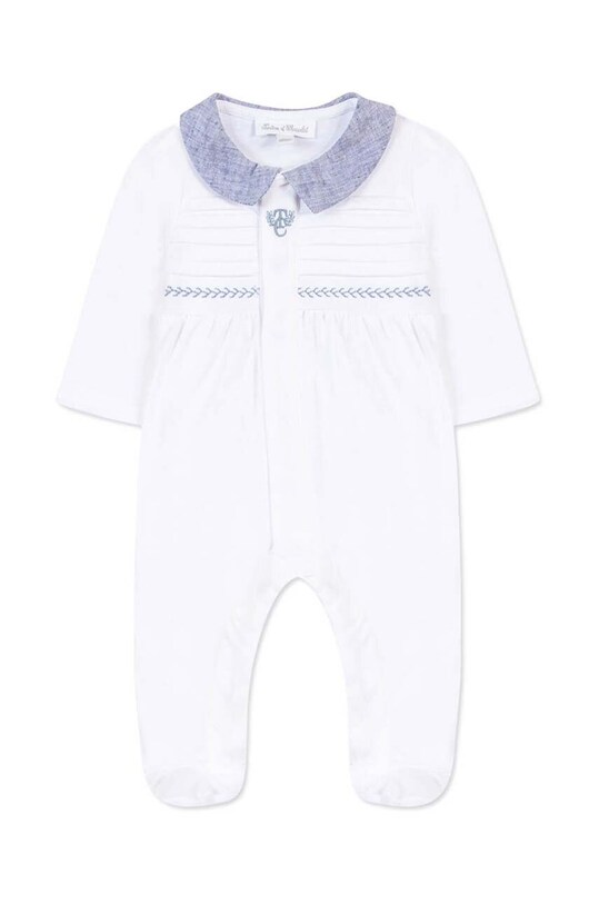 Детские хлопковые ползунки Tartine et Chocolat TY54070.49.74 белый SS24