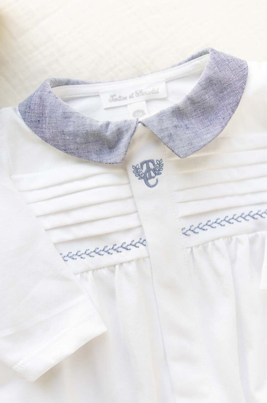 Tartine et Chocolat śpioszki bawełniane niemowlęce TY54070.49.74 biały