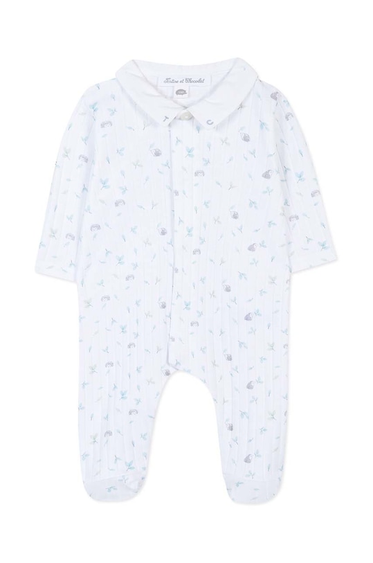 Хлопковый комбинезон для младенцев Tartine et Chocolat TY54050.49.74 белый SS24