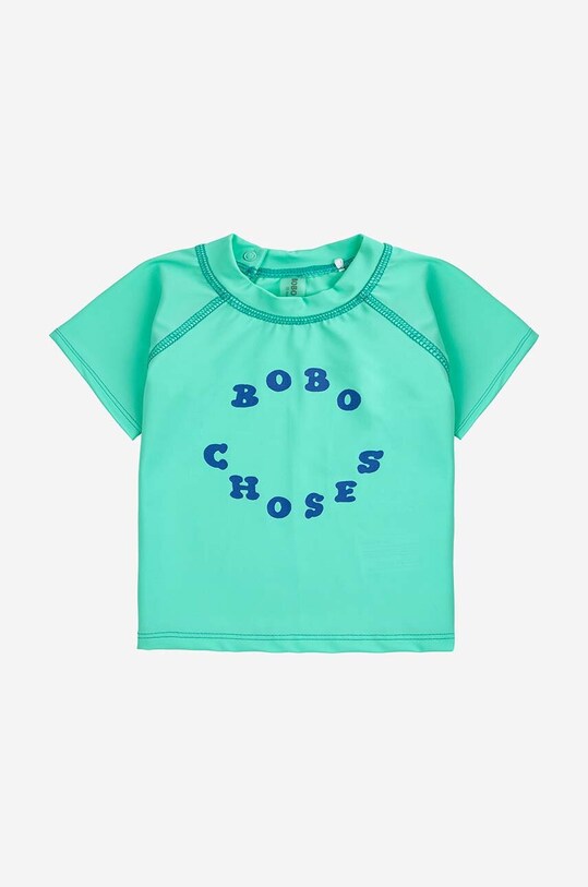 Bobo Choses tricou de înot pentru bebeluși 124AB120 turcoaz SS24