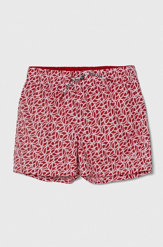Pepe Jeans pantaloni scurti de baie copii P PRINT SWIMSHORT Planet friendly rosu PBB10330
