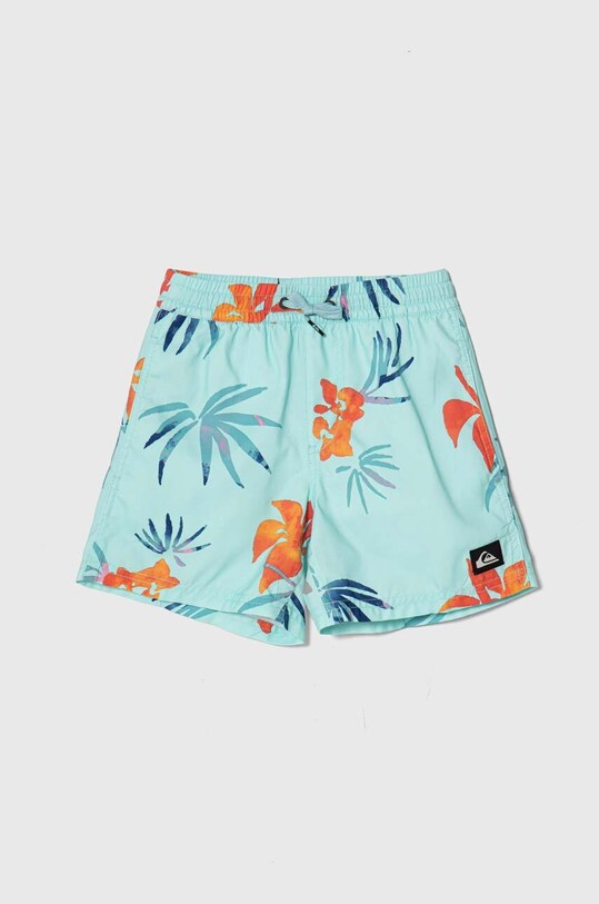 Dětské plavkové šortky Quiksilver MIX VLY YTH 14 Planet friendly tyrkysová AQBJV03053