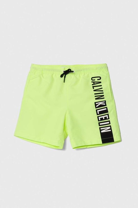 Calvin Klein Jeans szorty kąpielowe dziecięce Planet friendly zielony KV0KV00035.PPYH
