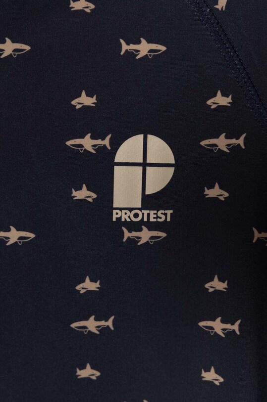 Chlapec Detské plavkové tričko Protest PRTBREAK 7810343 tmavomodrá