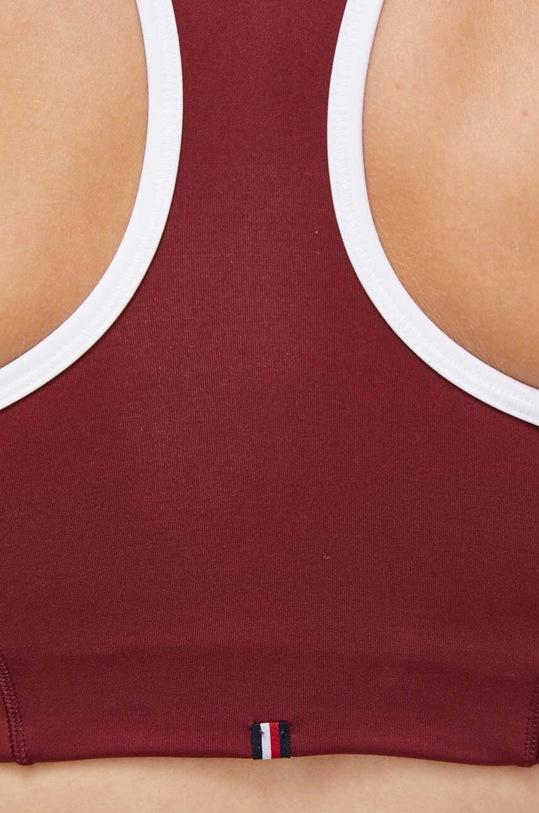 Športová podprsenka Tommy Hilfiger WW0WW41081 burgundské