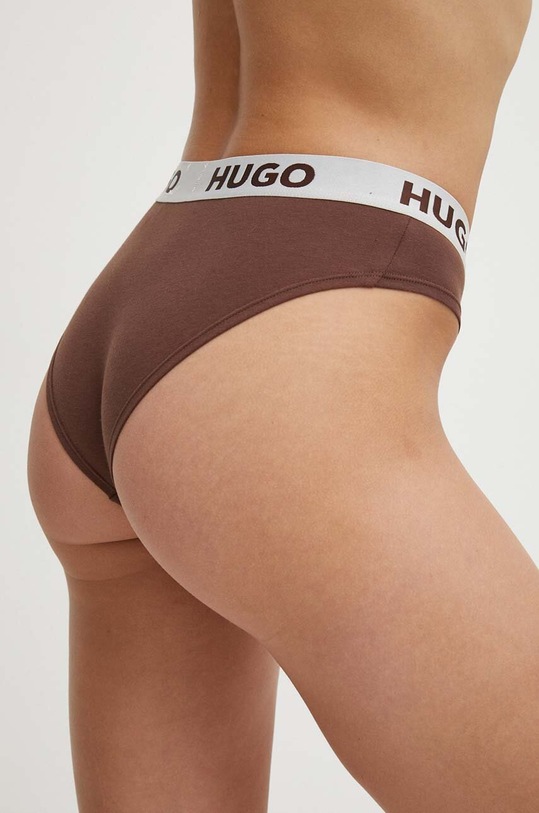 HUGO figi 50480165 brązowy SS25