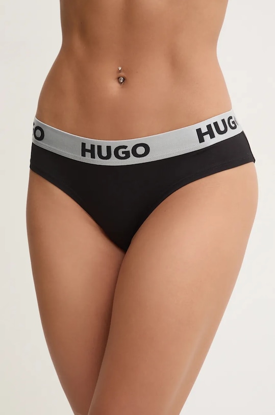 HUGO figi melanż czarny 50480165