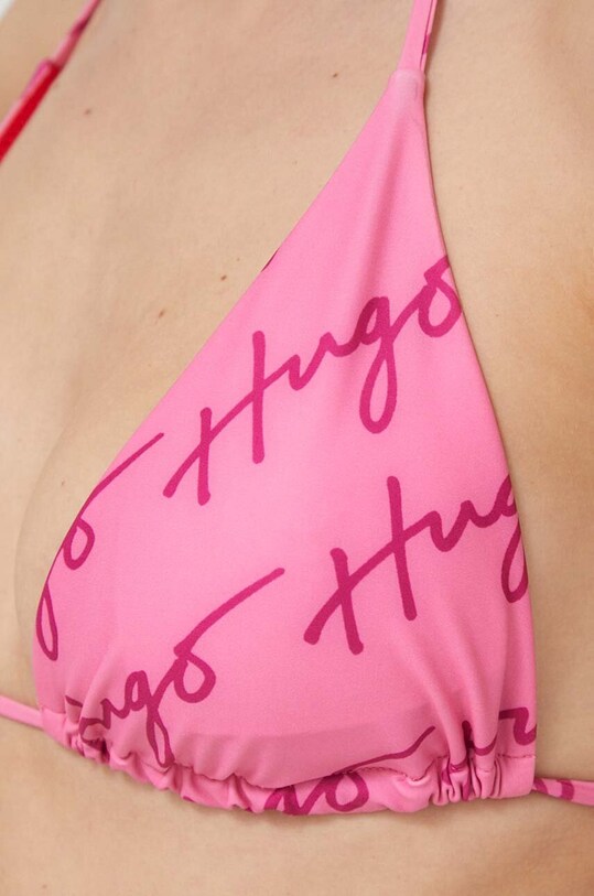 Plavková podprsenka HUGO 50510799 ružová