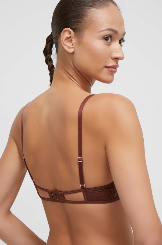 Podprsenka BOSS 50509997 hnedá SS24