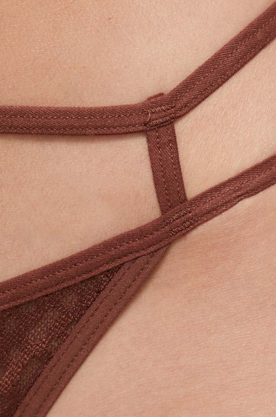 Tanga BOSS hnědá 50510007