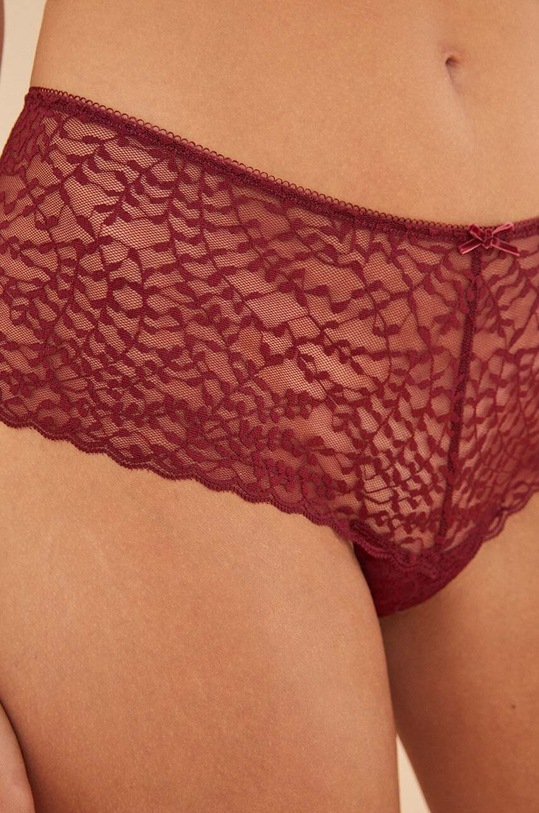 Oblečenie Brazílske nohavičky women'secret XMAS HELANKAS 4986201 červená