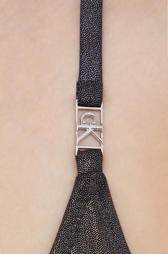 Plavková podprsenka Calvin Klein čierna KW0KW02249