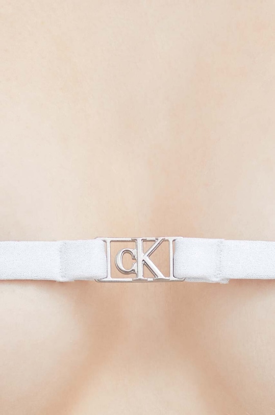 Plavková podprsenka Calvin Klein KW0KW02250 bílá