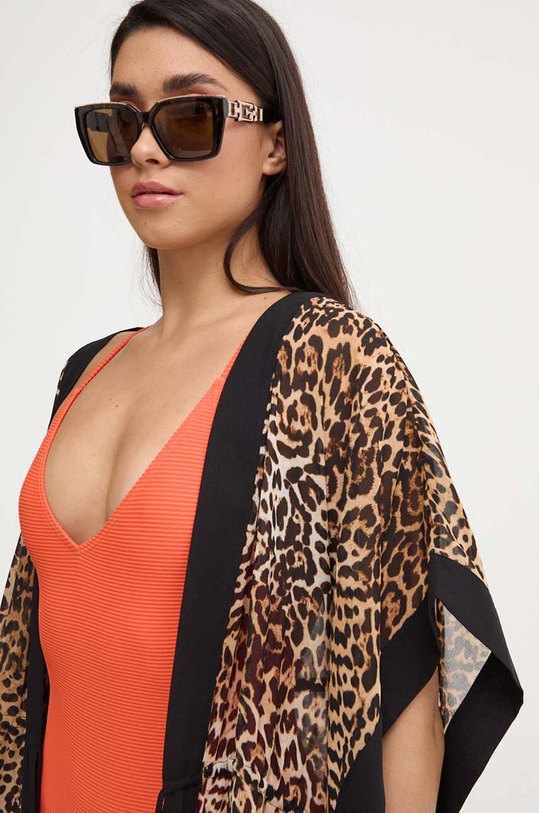 Dkny narzutka plażowa brązowy DI4CS917