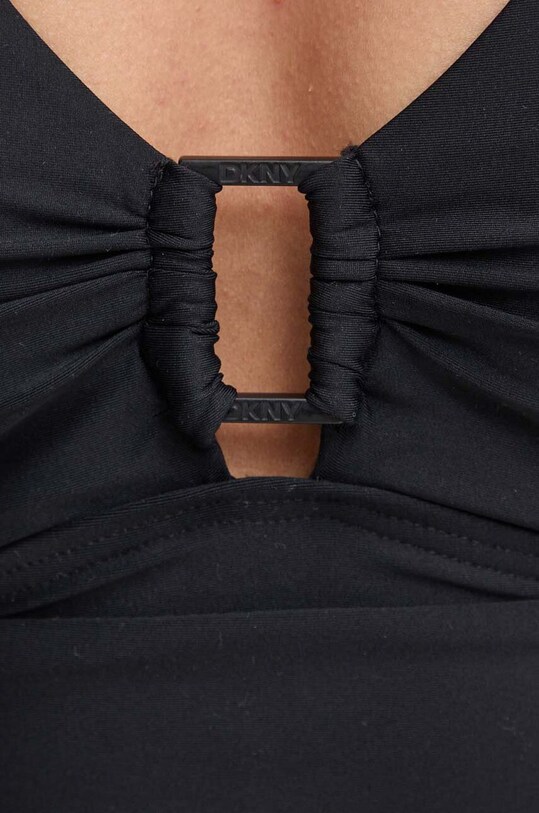 Dkny jednoczęściowy strój kąpielowy czarny DI4MS566