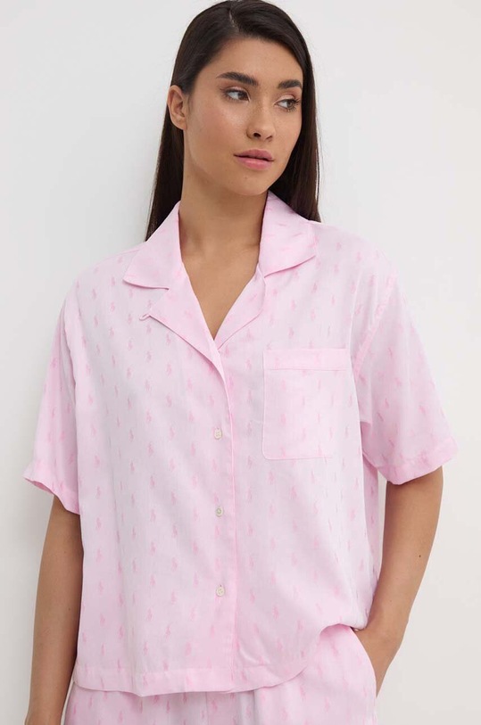 Odzież Polo Ralph Lauren piżama 4P0047 różowy