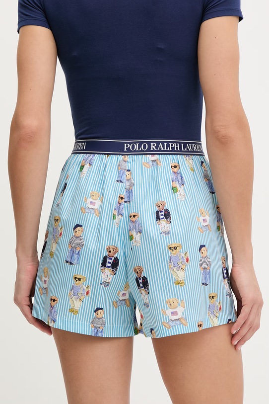 Polo Ralph Lauren піжамні шорти жіночі бавовняні 4P0119 блакитний SS25