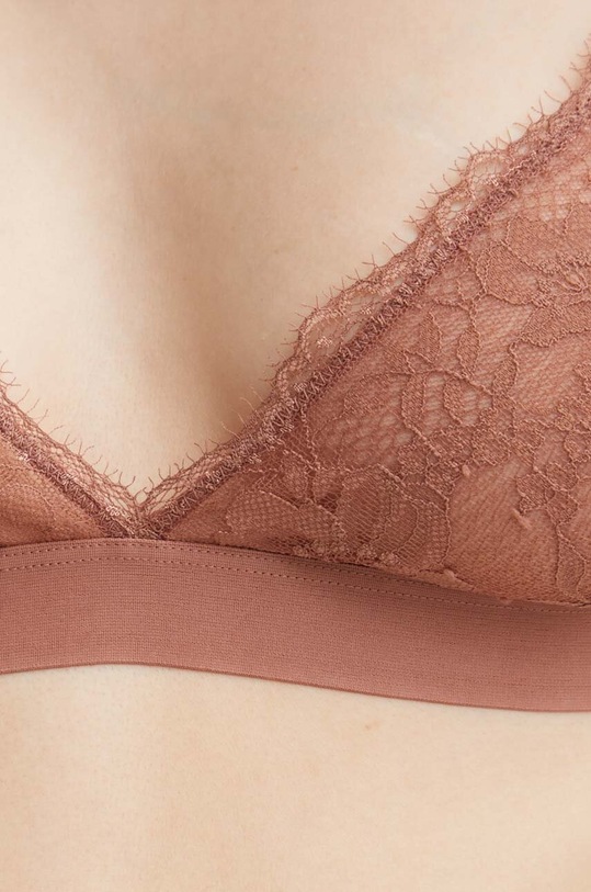 Podprsenka Polo Ralph Lauren 4P1012 hnedá