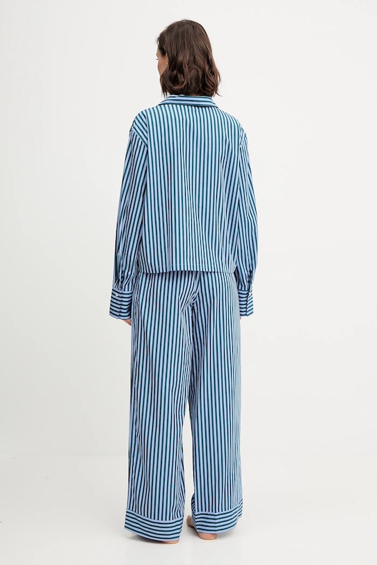 Хлопковая пижама Polo Ralph Lauren фиолетовой 4P8004