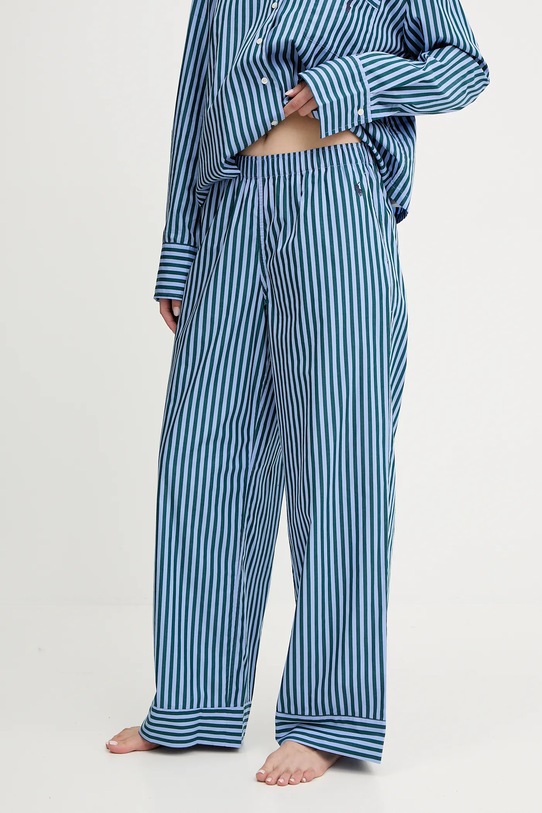 Oblečenie Bavlnené pyžamo Polo Ralph Lauren 4P8004 modrá