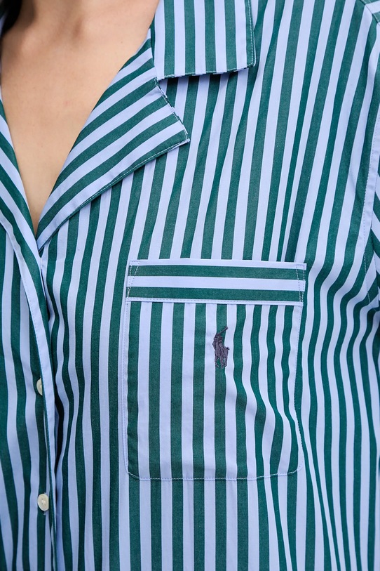 Bavlnené pyžamo Polo Ralph Lauren 4P8004 modrá