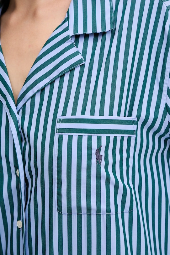 Bavlnené pyžamo Polo Ralph Lauren 4P8004 modrá