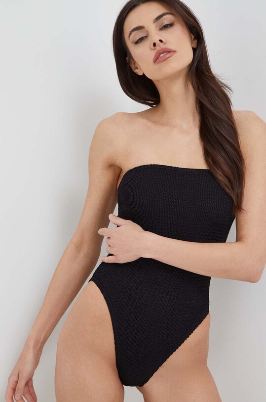 Bond Eye costum de baie dintr-o bucată moale negru BOUND411