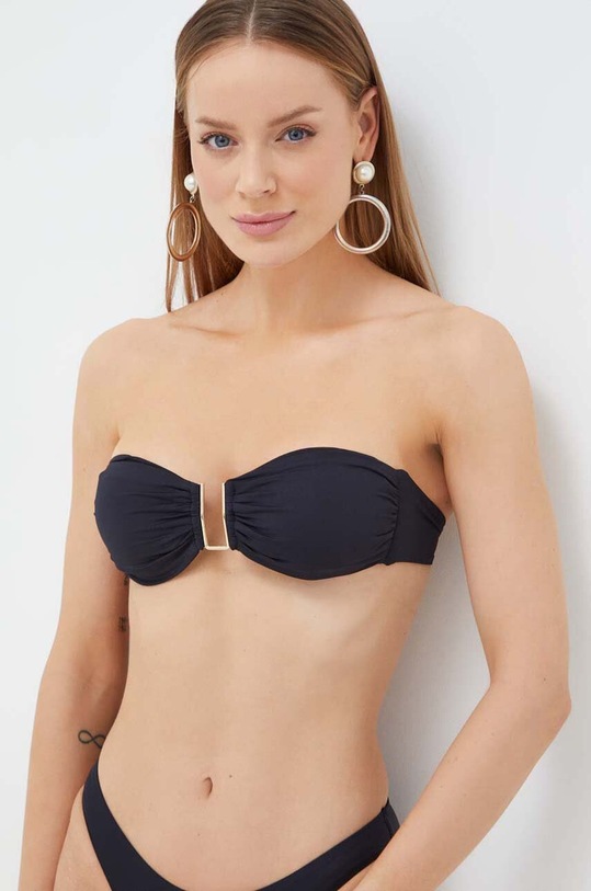 Melissa Odabash sutien de baie cu balene negru MO.BARCELONATOP