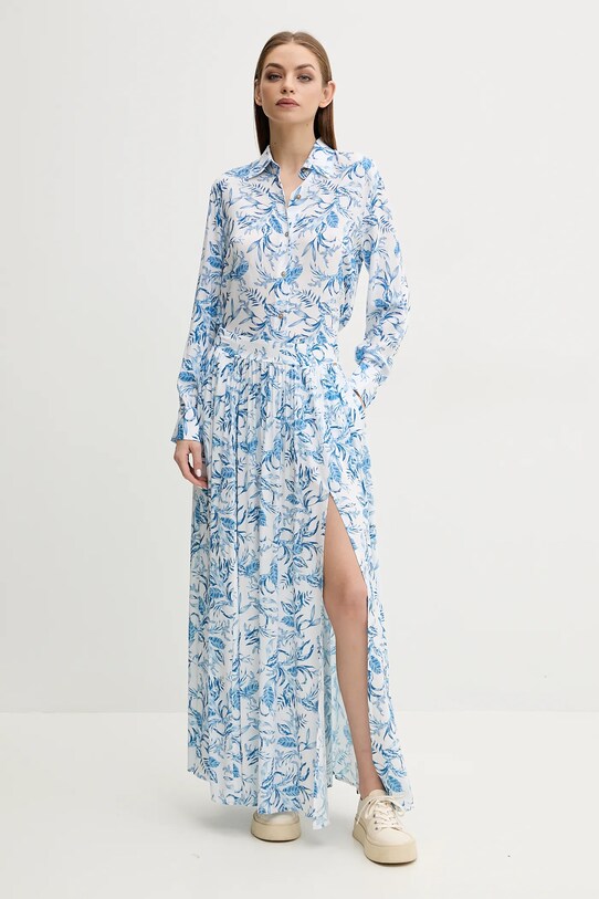 Πουκάμισο παραλίας Karl Lagerfeld MO.PAIGE μπλε SS25