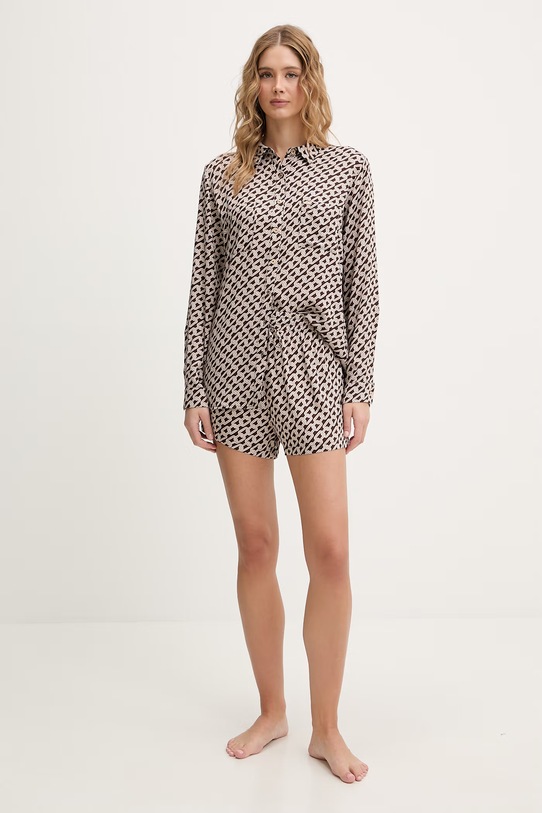 Melissa Odabash szorty plażowe Annie MO.ANNIE brązowy SS26