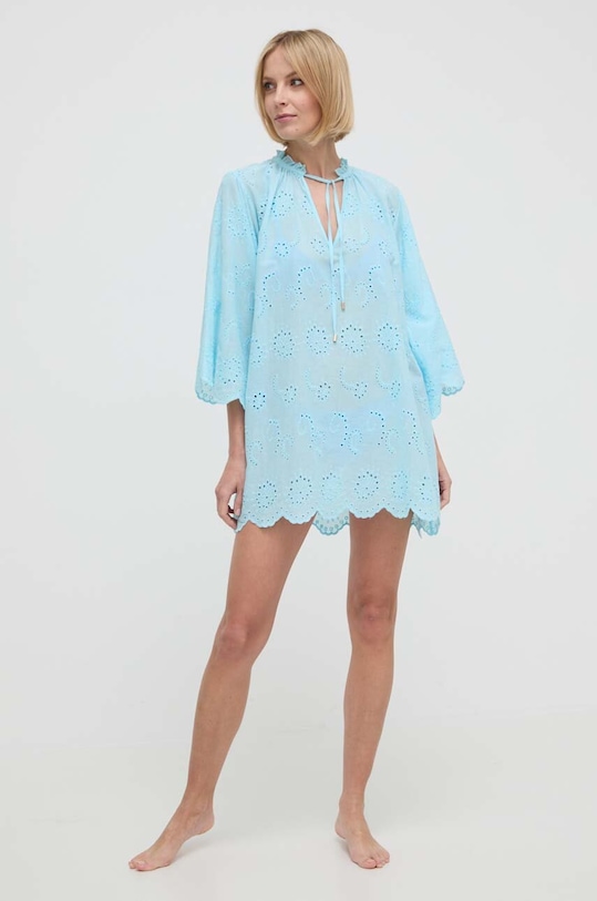 Plážové šaty Melissa Odabash Lucy MO.LUCY modrá SS24