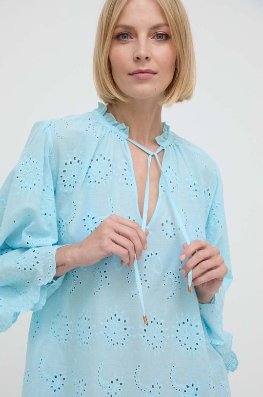 Plážové šaty Melissa Odabash Lucy modrá MO.LUCY