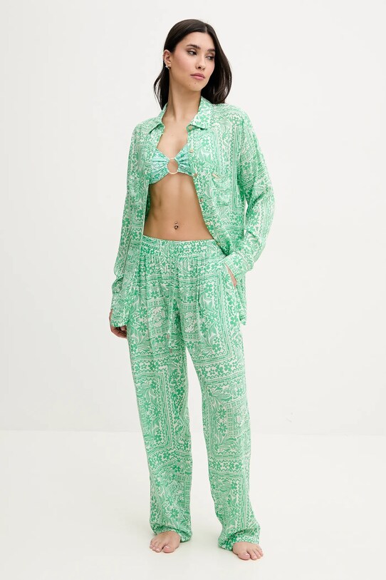 Melissa Odabash camasa de plaja Millie MO.MILLIE verde SS25